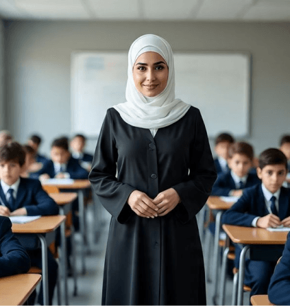 Little Seeds teacher with students